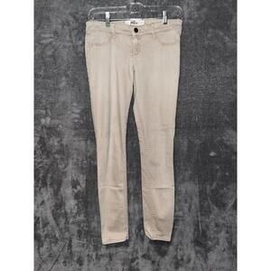 Hollister High Rise Super Skinny Khaki Pants Tan Classic Stretch 5R